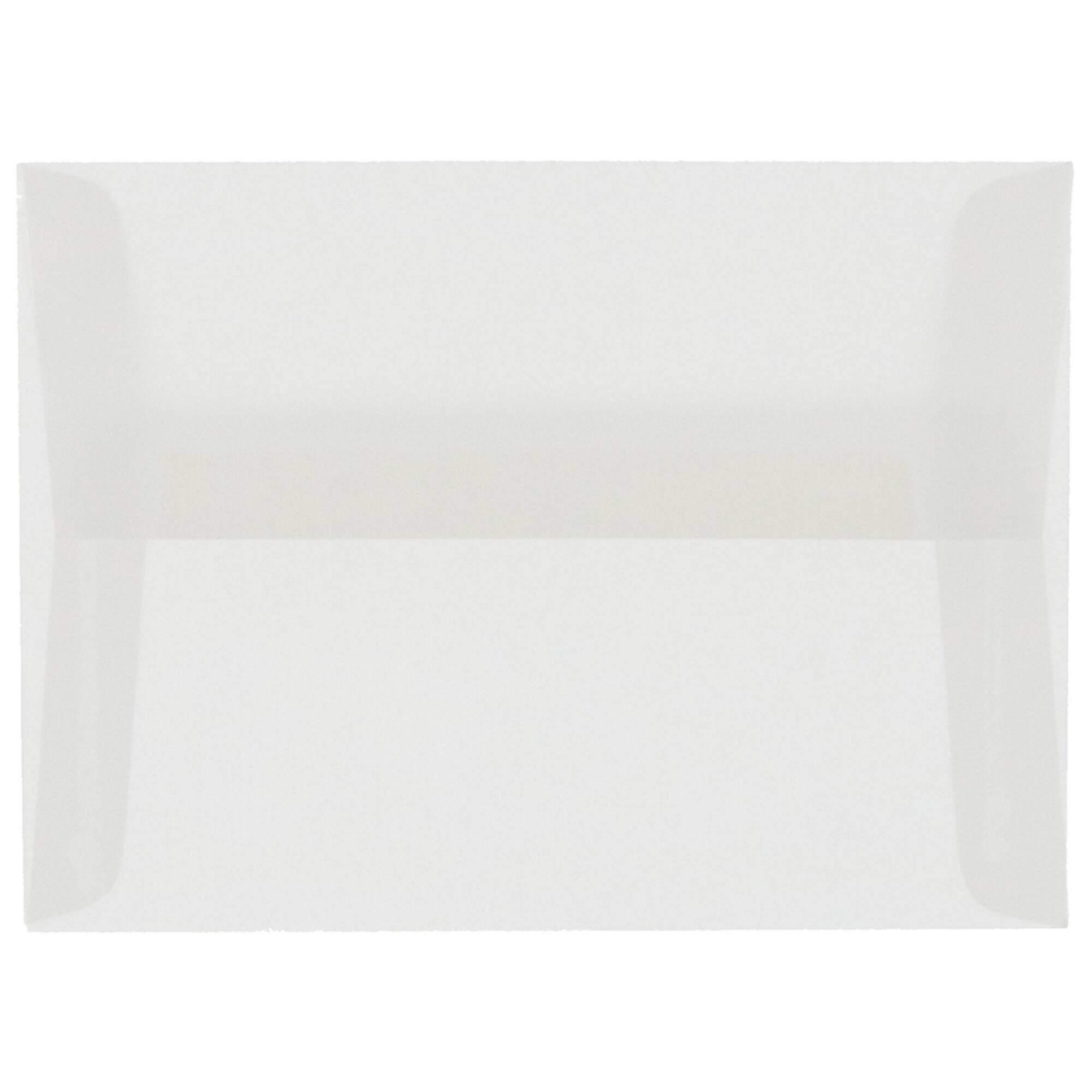 JAM Paper A9 Clear Translucent Vellum Invitation Envelopes, 25ct.